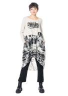 studiob3, single jersey tunic LANNGA with crop top and print