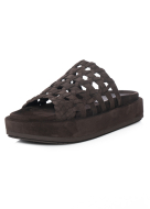 Paloma Barceló, platform sandal NADIRA in brown