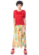 PLEATS PLEASE ISSEY MIYAKE, trousers PROMENADE orange