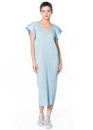 PLEATS PLEASE ISSEY MIYAKE, Midi-Kleid MARCH pale blue