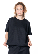 PLEATS PLEASE ISSEY MIYAKE, Shirt A-POC FORM Schwarz