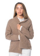 HENRY CHRIST, cozy knit jacket made from pure racoon wool