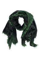 F Cashmere, hand made cashmere scarf in doubleface look col. 08