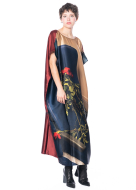 BARBARA BOLOGNA, silk dress with iconic photo print