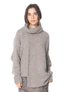 studiob3, oversize chunky sweater TIMOTHE with turtleneck