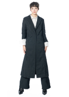 KATHARINA HOVMAN, elegant pinstripe coat 245632