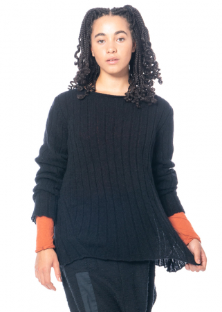 PAL OFFNER, slim, soft knit winter pullover made of fine wool blend