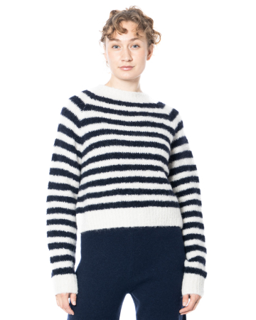 SoSUE, striped alpaca wool jumper