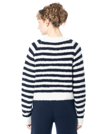 SoSUE, striped alpaca wool jumper