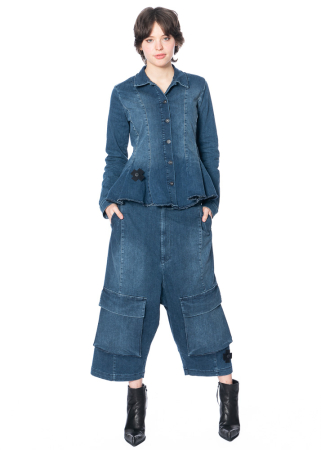 PLUSLAVIE PLÜ, wide jeans with pockets BIG POCKET JEANS