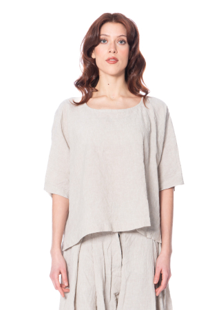 RUNDHOLZ, wide linen blouse 1251020401