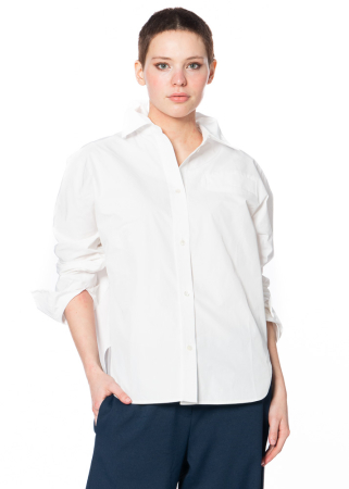 ULI SCHNEIDER, casual blouse in cotton taft