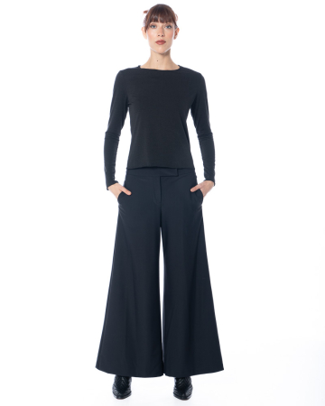ULI SCHNEIDER, techno-stretch big waist pants