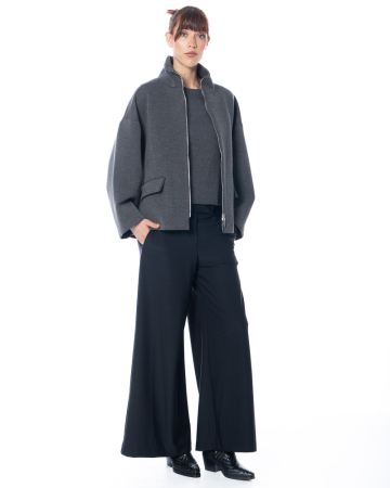 ULI SCHNEIDER, techno-stretch big waist pants