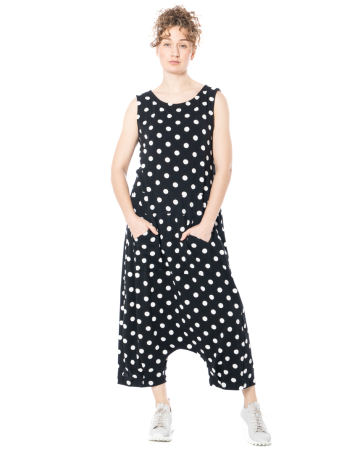 PLUSLAVIE PLÜ, jersey jumpsuit MY JUMPSUIT with dots