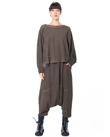 PLUSLAVIE PLÜ, dropped crotch pants LOUNGE PANT