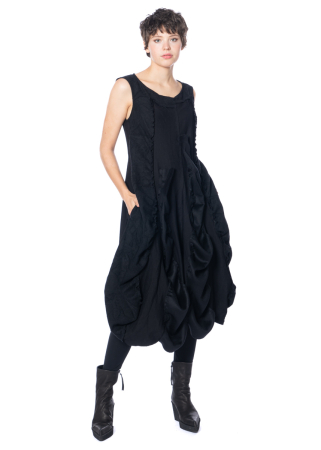 RUNDHOLZ, balloon dress in mixed fabric 2241110917