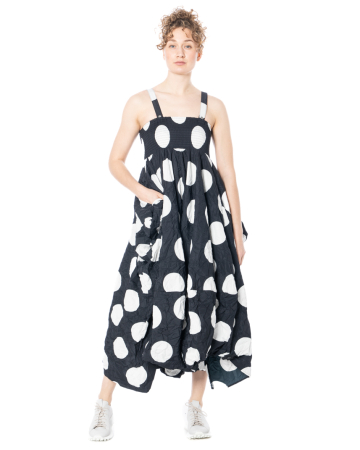 PLUSLAVIE PLÜ, taffeta dress SHORT T DRESS LUXE with dots