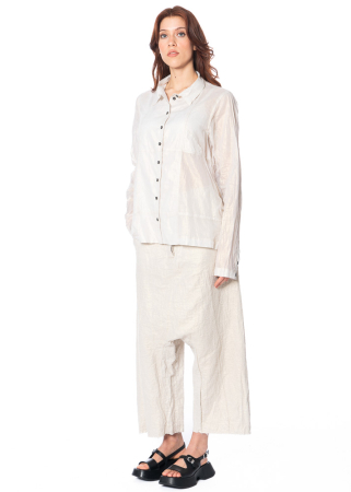 RUNDHOLZ, linen pants with shimmer effect 1251170101