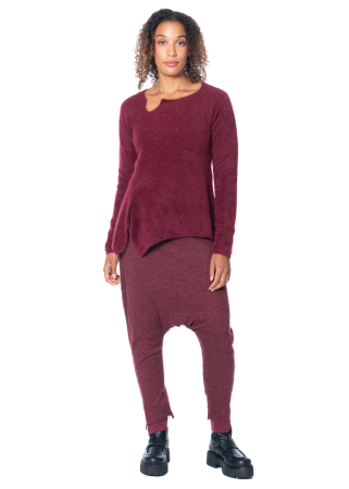 RUNDHOLZ, cozy wool pants with nylon hem 2241180106
