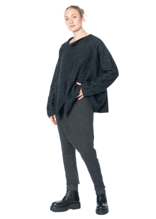 RUNDHOLZ, cozy wool pants with nylon hem 2241180106