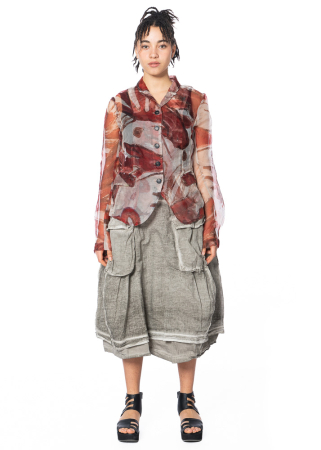 RUNDHOLZ, fancy balloon skirt in washed out look 1241220310