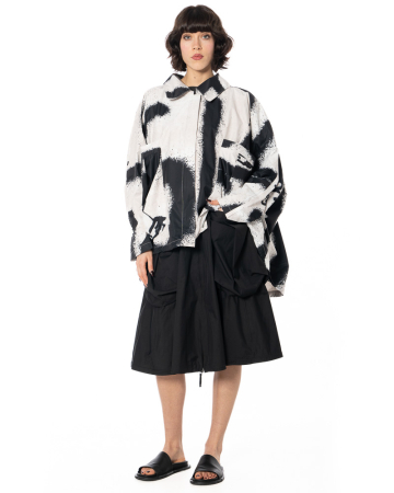 RUNDHOLZ, voluminous zip skirt with pockets 1261000313