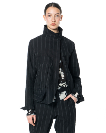 RUNDHOLZ, taillierter Leinenblazer 1261021106