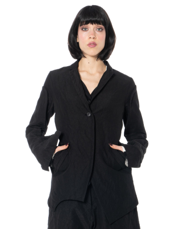 RUNDHOLZ, taillierte Jacke mit asymmetrischem Saum 1261121109