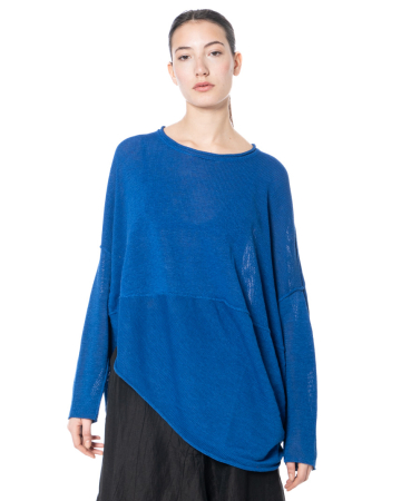 RUNDHOLZ, asymmetric cotton-paper knit sweater 1261420701
