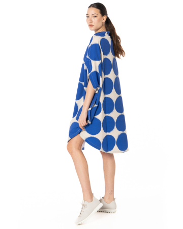 RUNDHOLZ, ballonförmiges Kleid mit Dot-Print 1261630909