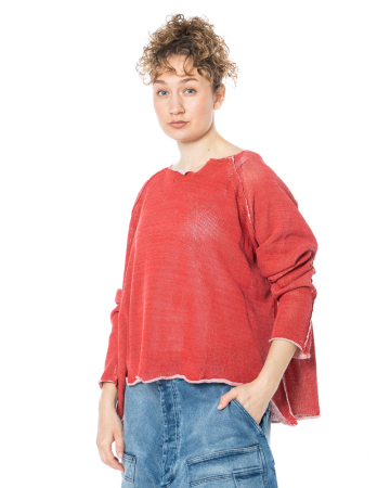 RUNDHOLZ, Feinstrickpullover in A-Linie 1261720712