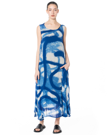 RUNDHOLZ, luftiges Viskosekleid mit Print 1261770906