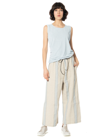 RUNDHOLZ DIP, striped linen pants 1262100102