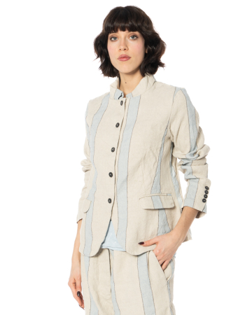 RUNDHOLZ DIP, tailored linen jacket 1262101103
