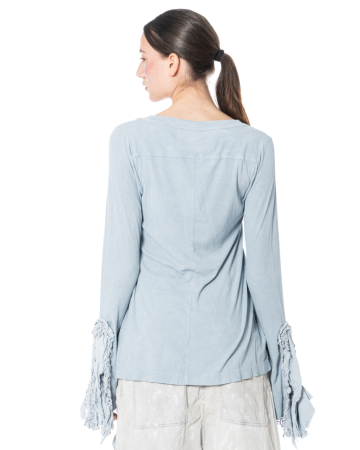 RUNDHOLZ DIP, long-sleeved shirt with lace cuffs 1262180502