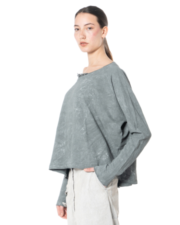 RUNDHOLZ DIP, oversized french terry cotton shirt 1262280505