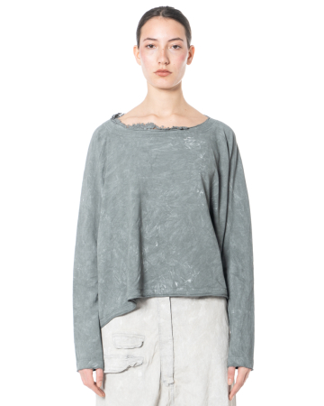 RUNDHOLZ DIP, oversized french terry cotton shirt 1262280505