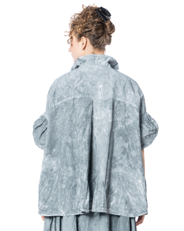 RUNDHOLZ DIP, cotton blouse with puff sleeves 1262530404