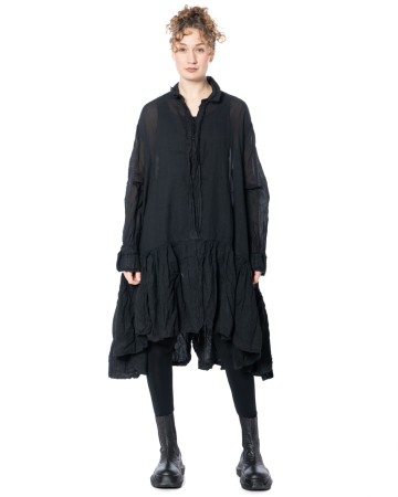 RUNDHOLZ DIP, flared cotton dress with ruffles 1262580925