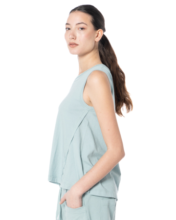 RUNDHOLZ BLACK LABEL, A-line cotton top with stretch 1263260807