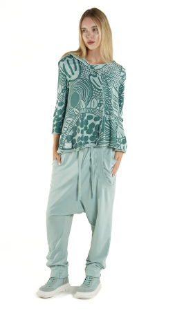 RUNDHOLZ BLACK LABEL, cotton shirt with all-over print 1263290505