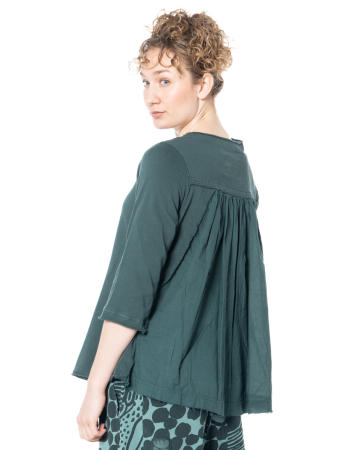 RUNDHOLZ BLACK LABEL, cotton shirt with ruching 1263290515