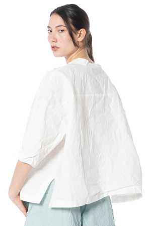 RUNDHOLZ BLACK LABEL, textured cotton poplin blouse 1263420403