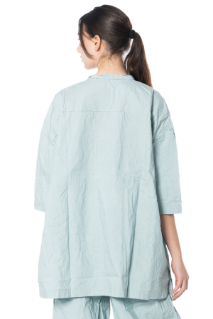 RUNDHOLZ BLACK LABEL, embossed cotton poplin blouse 1263420405