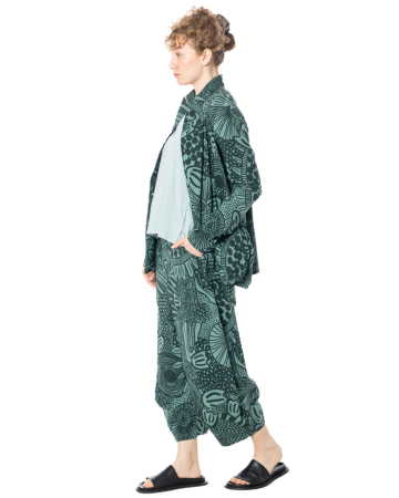 RUNDHOLZ BLACK LABEL, cropped graphic print pants 1263440106