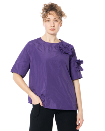 HINDAHL & SKUDELNY, taffeta shirt blouse 126B23