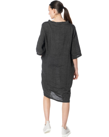 HINDAHL & SKUDELNY, linen collar dress 126K05