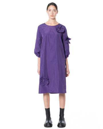 HINDAHL & SKUDELNY, floral taffeta dress 126K17