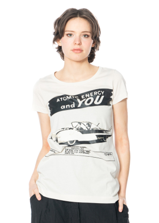RUNDHOLZ, stylish T-shirt with atomic print 1251300504